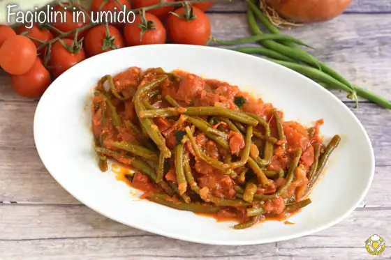 Fagiolini in umido al pomodoro, teneri e saporiti